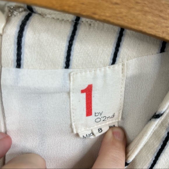 1 by O'2nd Striped Tuxedo Mini Dress - Picture 7 of 10